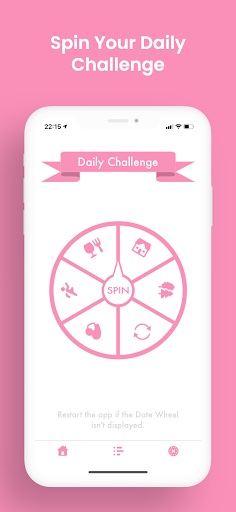 Daily challenge date wheel